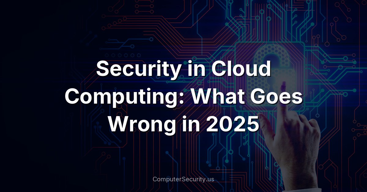 Security in Cloud Computing: What Goes Wrong in 2025