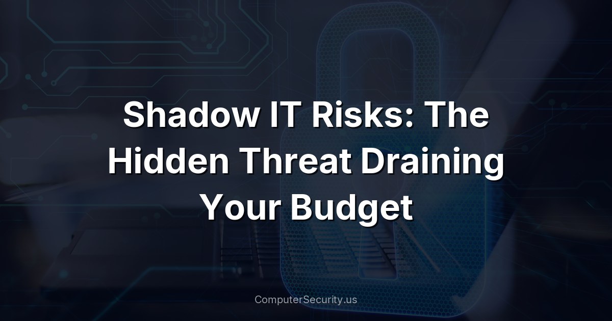 Shadow IT Risks: The Hidden Threat Draining Your Budget