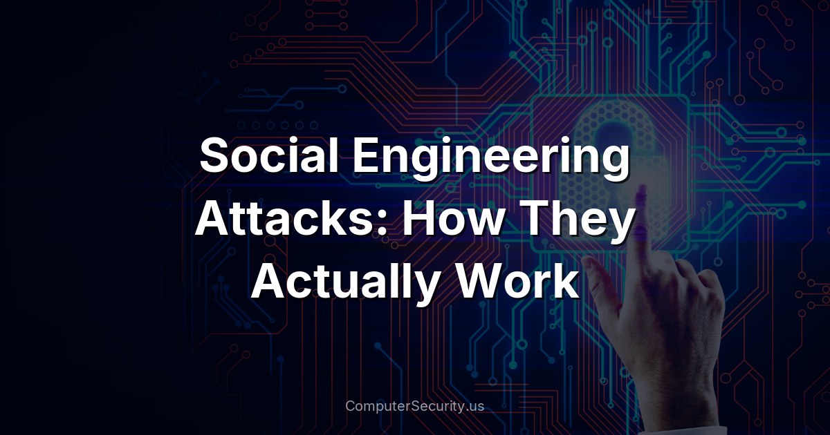 Social Engineering Attacks: How They Actually Work