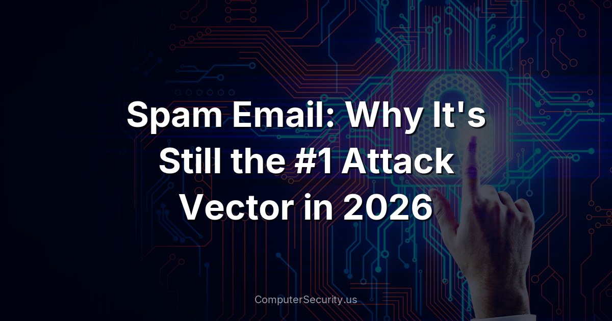 Spam Email: Why It's Still the #1 Attack Vector in 2026