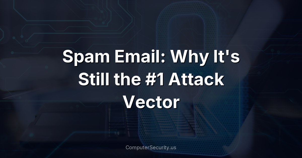 Spam Email: Why It's Still the #1 Attack Vector