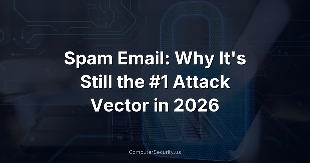 Spam Email: Why It's Still the #1 Attack Vector in 2026