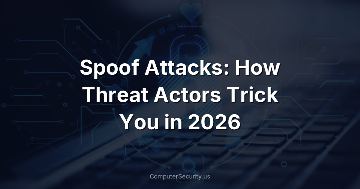 Spoof Attacks: How Threat Actors Trick You in 2026