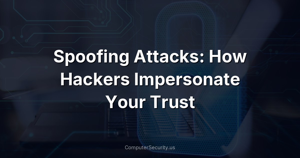 Spoofing Attacks: How Hackers Impersonate Your Trust