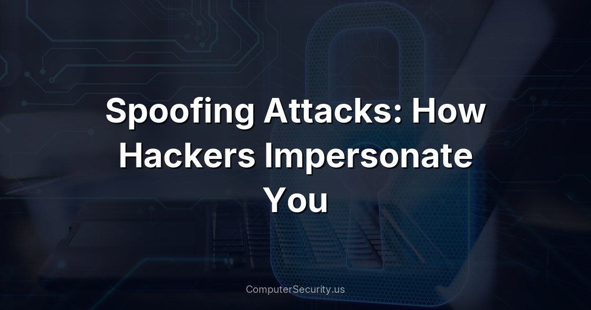 Spoofing Attacks: How Hackers Impersonate You