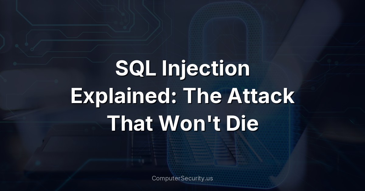 SQL Injection Explained: The Attack That Won't Die