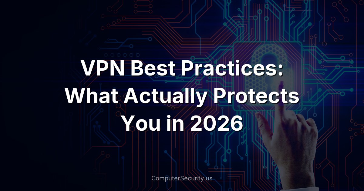 VPN Best Practices: What Actually Protects You in 2026