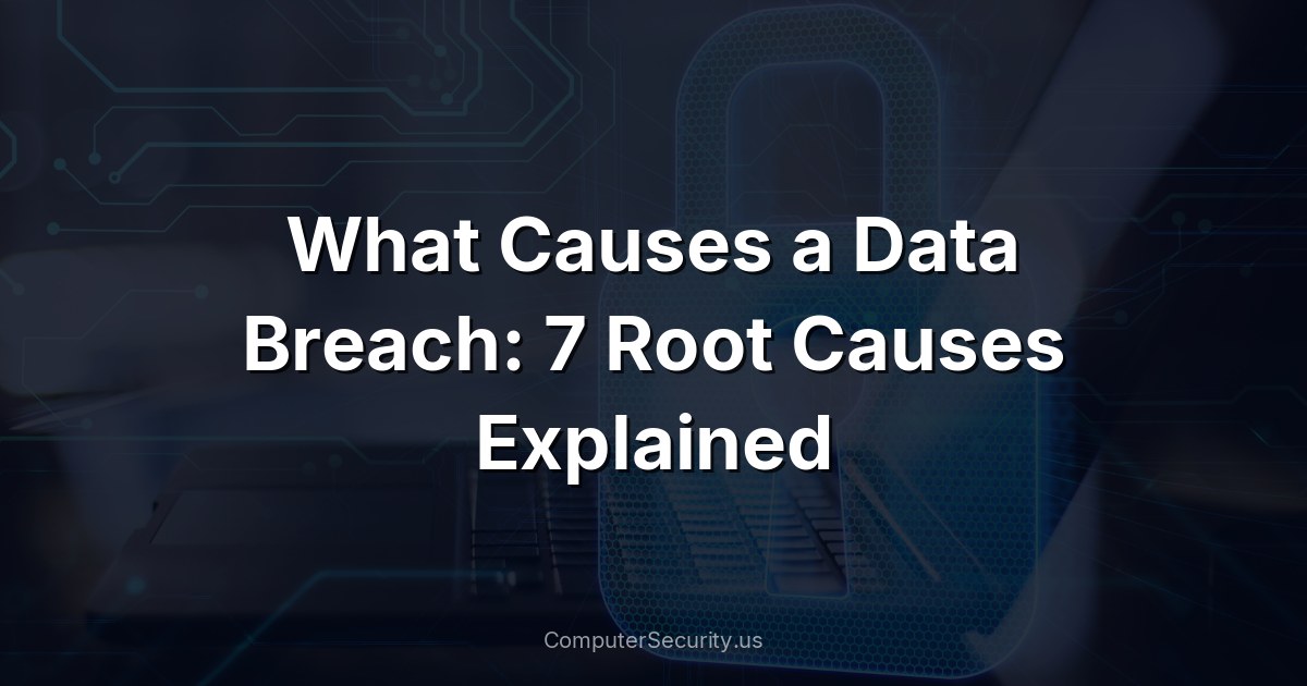 What Causes a Data Breach: 7 Root Causes Explained