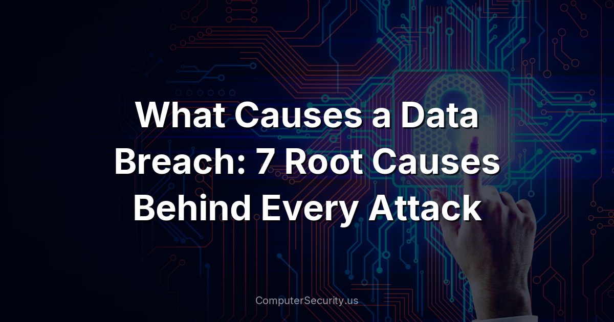 What Causes a Data Breach: 7 Root Causes Behind Every Attack