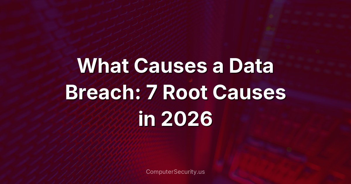 What Causes a Data Breach: 7 Root Causes in 2026