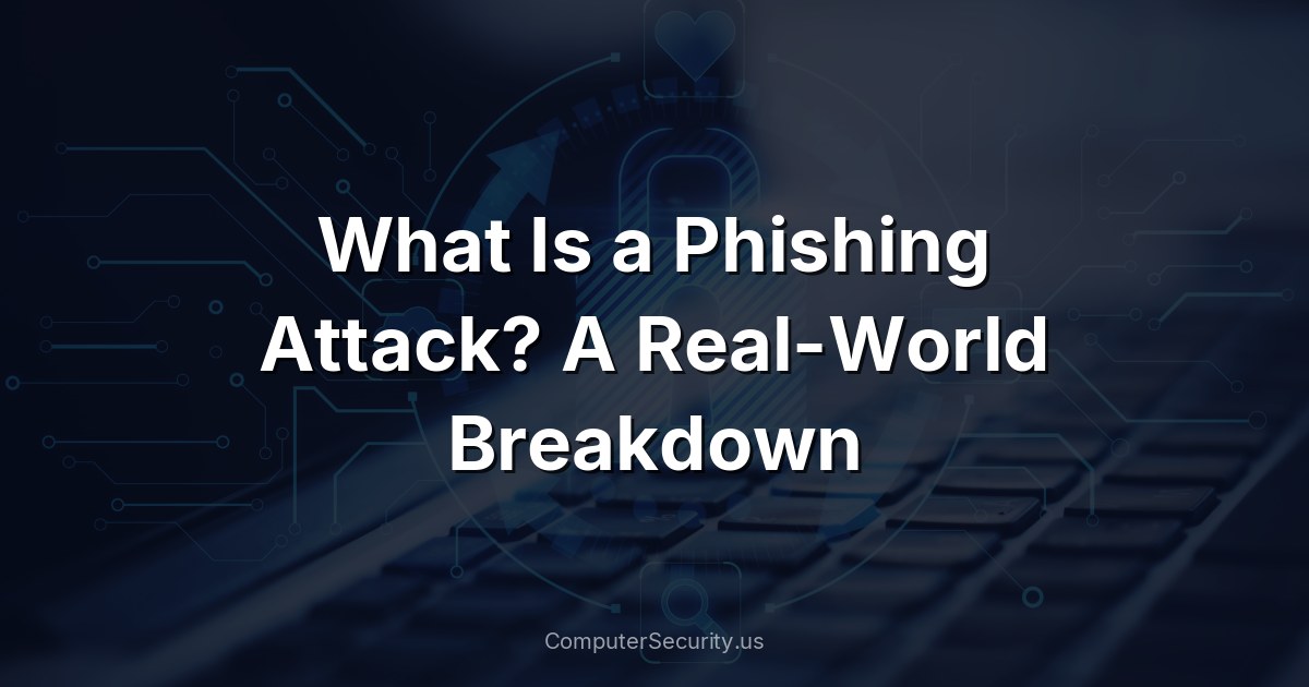 What Is a Phishing Attack? A Real-World Breakdown