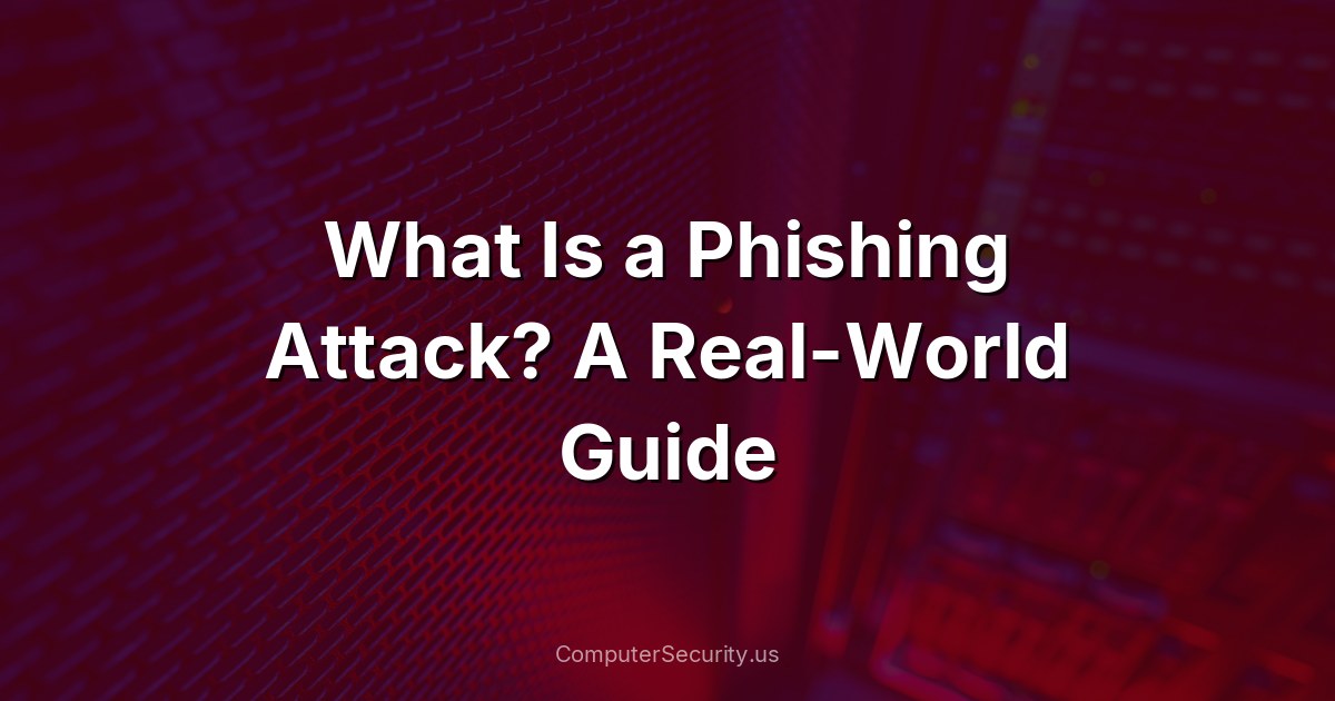 What Is a Phishing Attack? A Real-World Guide