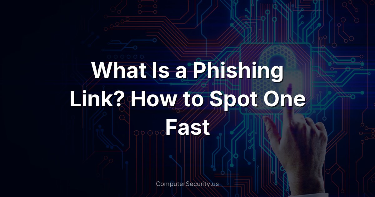 What Is a Phishing Link? How to Spot One Fast