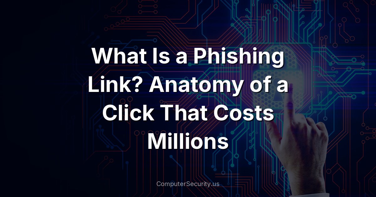 What Is a Phishing Link? Anatomy of a Click That Costs Millions