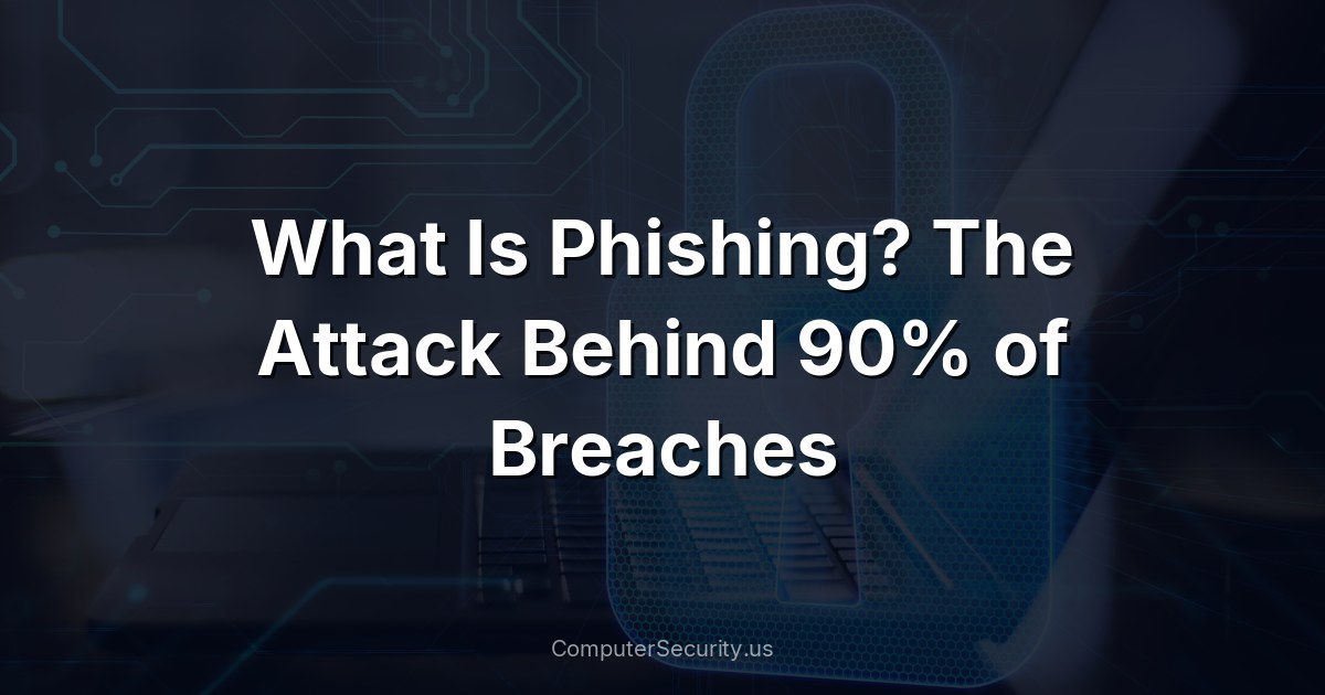 What Is Phishing? The Attack Behind 90% of Breaches